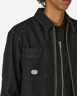 Haydenshapes Shirts^Denim Drop Shirt Jacket Black