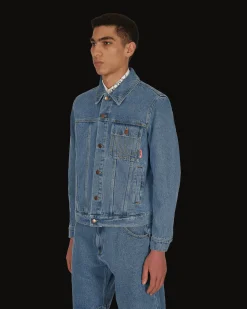 Paccbet Coats And Jackets^Denim Long Jacket Blue
