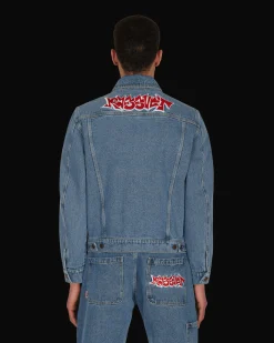 Paccbet Coats And Jackets^Denim Long Jacket Blue