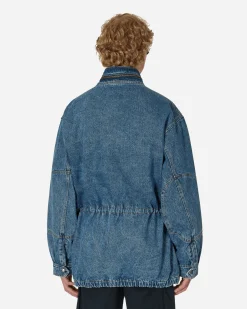 Martine Rose Coats And Jackets^Denim Parka Jacket Blue