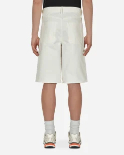 Jil Sander Shorts^Denim Shorts White