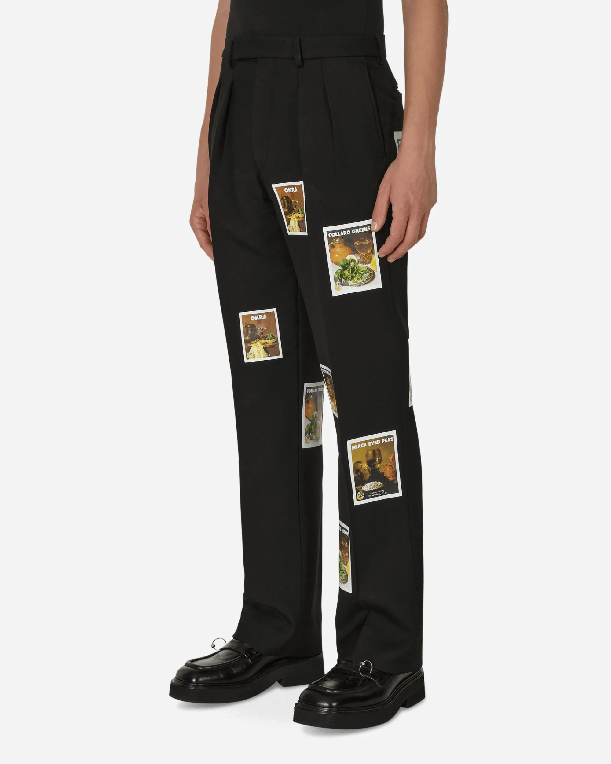 Sky High Farm Pants^Denim Tears Patch Suit Pants Black