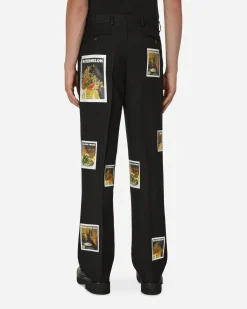 Sky High Farm Pants^Denim Tears Patch Suit Pants Black