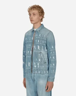 Aries Coats And Jackets^Destroyed Jean Jacket Blue
