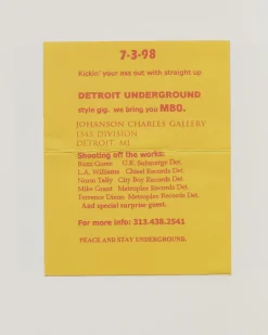 Sprint Magazines Magazines^Detroit Rave Flyers 1991-1994 Zine