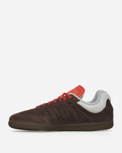 adidas Sneakers·Low|Sneakers^Dingyun Zhang Samba Sneakers Brown Oxide / Surf Red