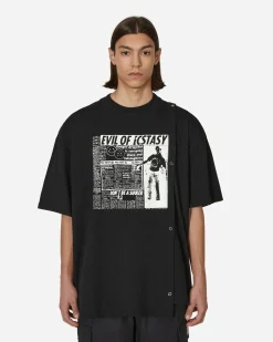 The Salvages T-Shirts^Disco Danger Layer T-Shirt Black