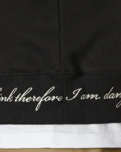 Pleasures Sweatshirts^Discourse Hooded Sweatshirt Black