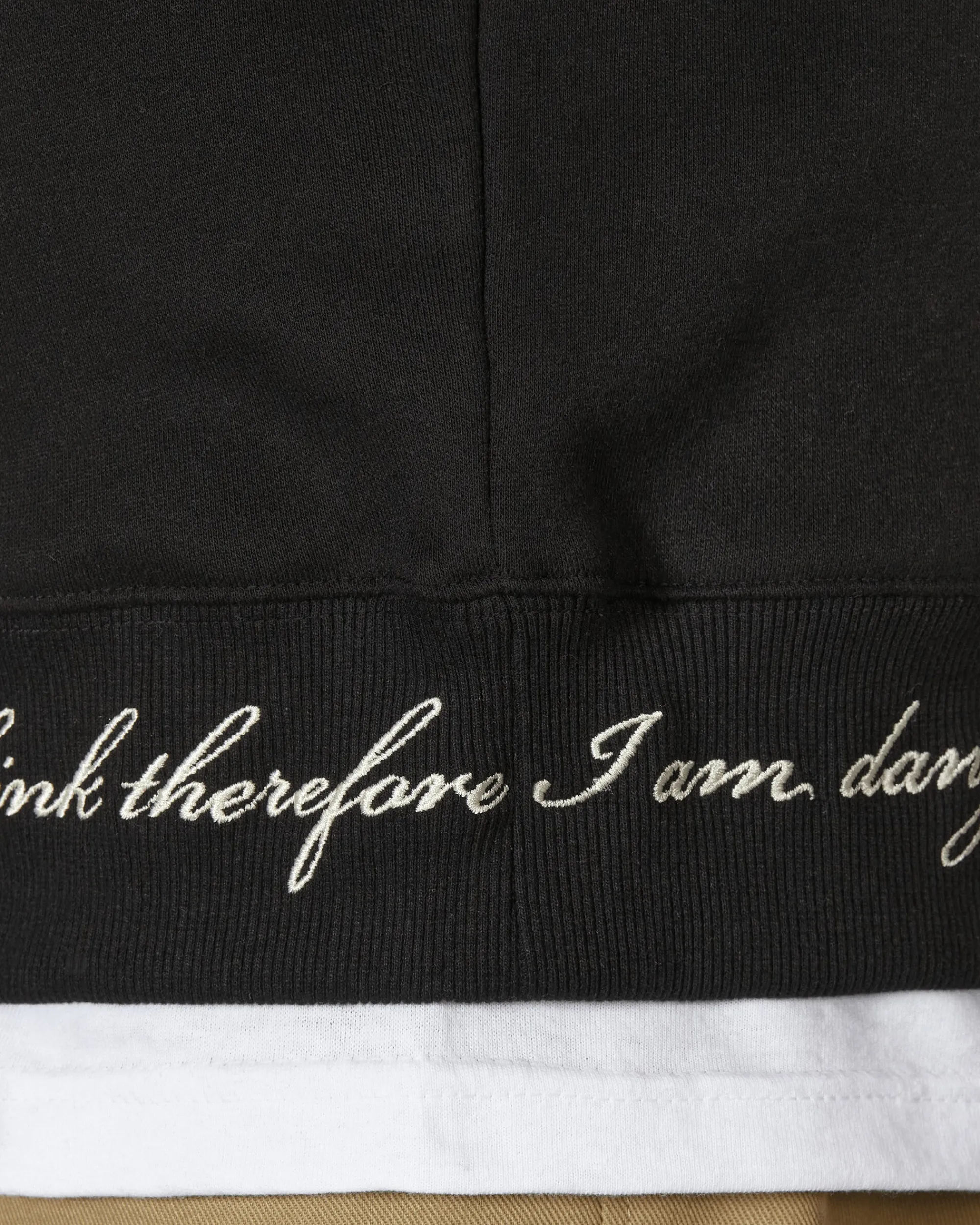 Pleasures Sweatshirts^Discourse Hooded Sweatshirt Black