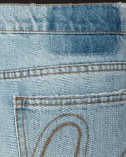 ERL Pants^Distressed Denim Pants Blue