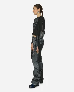 Ottolinger Knitwears^Distressed Knit Longsleeve Sweater Black