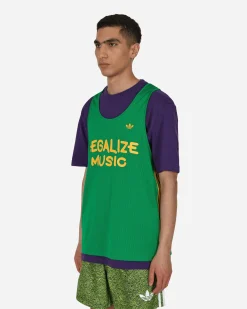 adidas T-Shirts^DJ Kerwin Frost T-Shirt Purple
