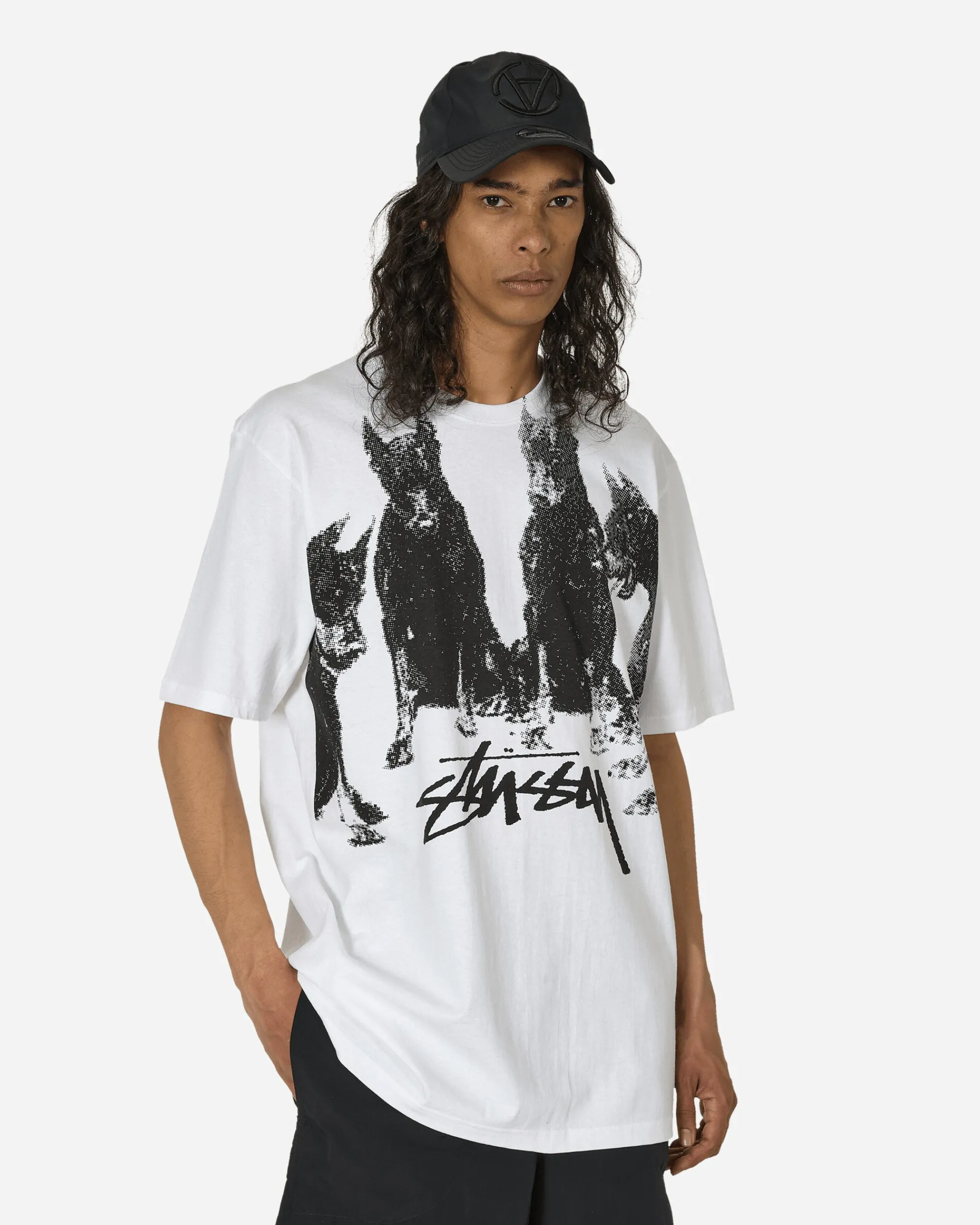 Stüssy T-Shirts^Dobermans T-Shirt White