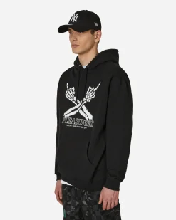 Pleasures Sweatshirts^Don't Care Hooded Sweatshirt Black