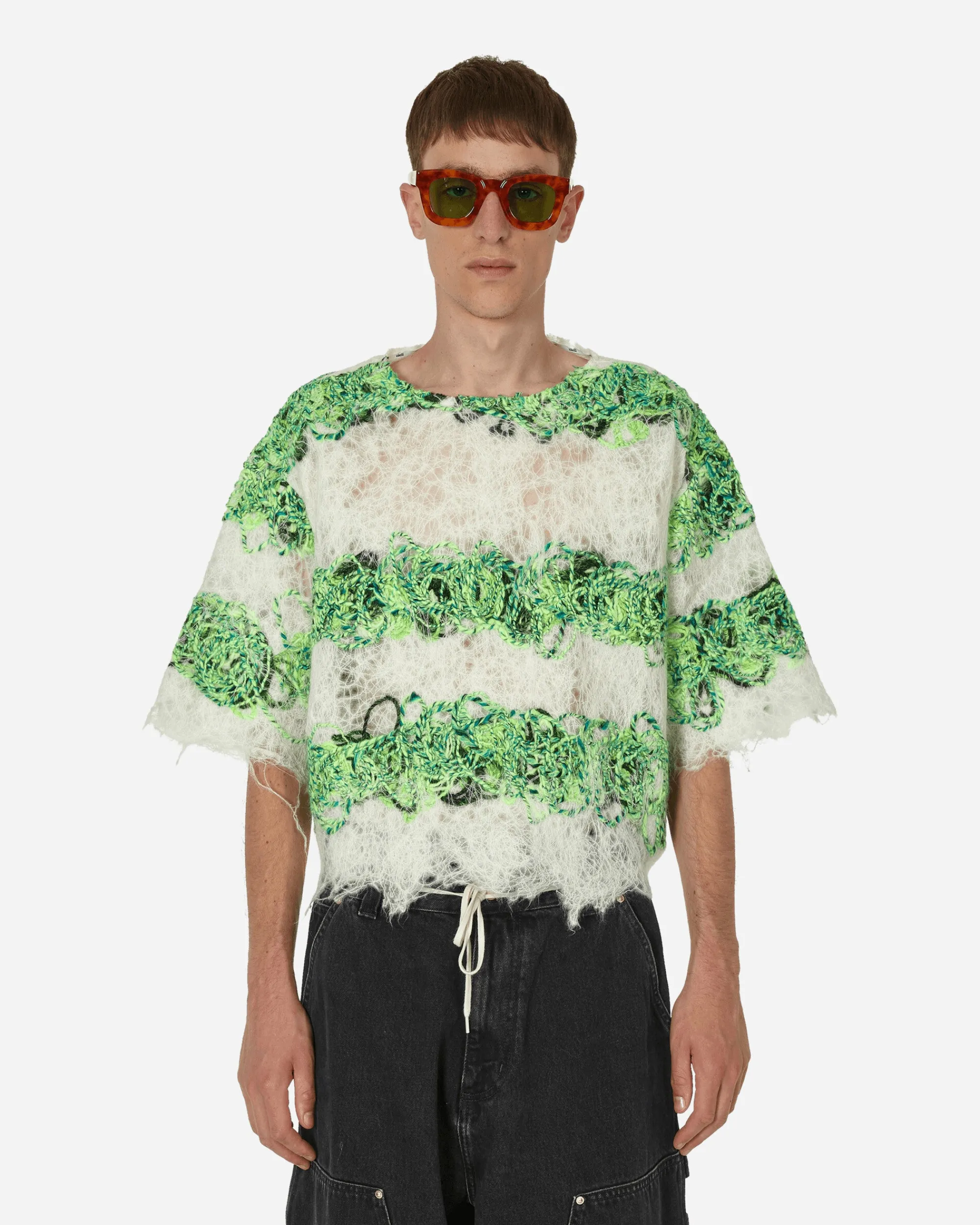 Vitelli T-Shirts^Doomboh T-Shirt White / Neon Green