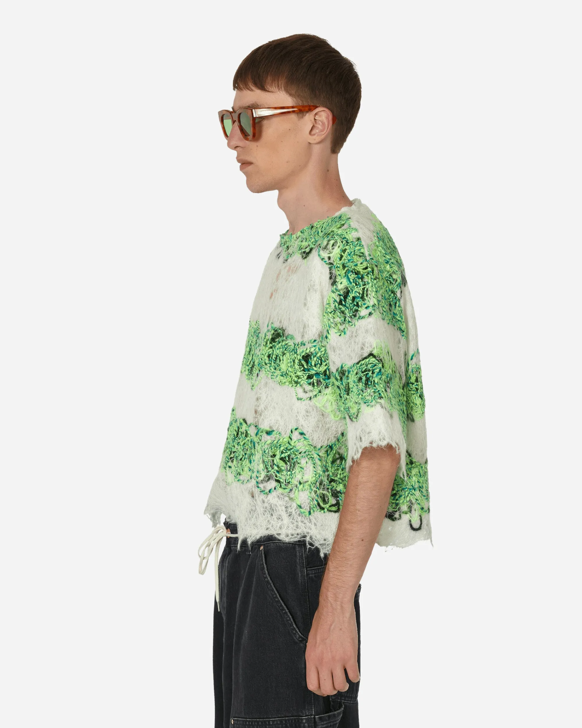 Vitelli T-Shirts^Doomboh T-Shirt White / Neon Green