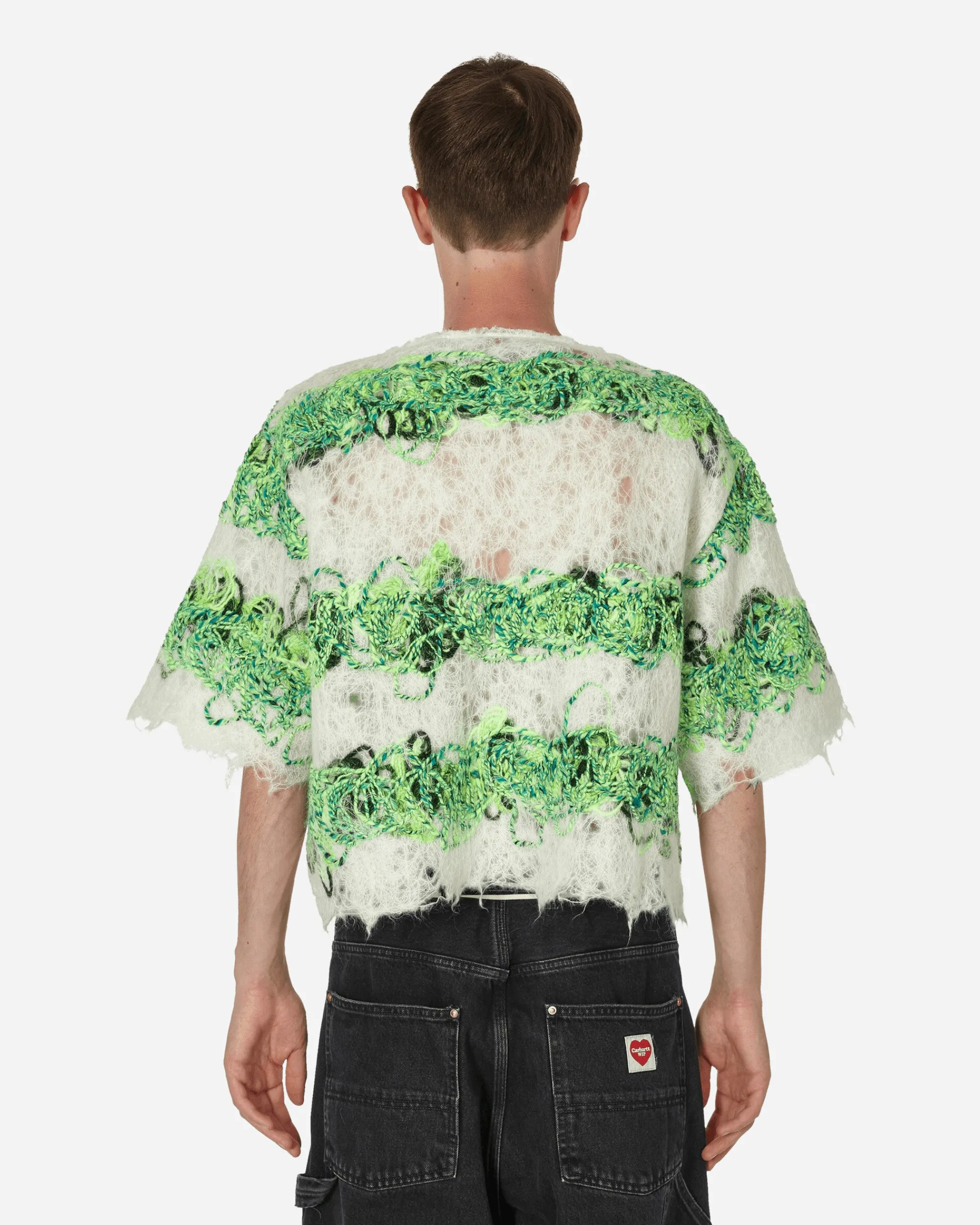 Vitelli T-Shirts^Doomboh T-Shirt White / Neon Green