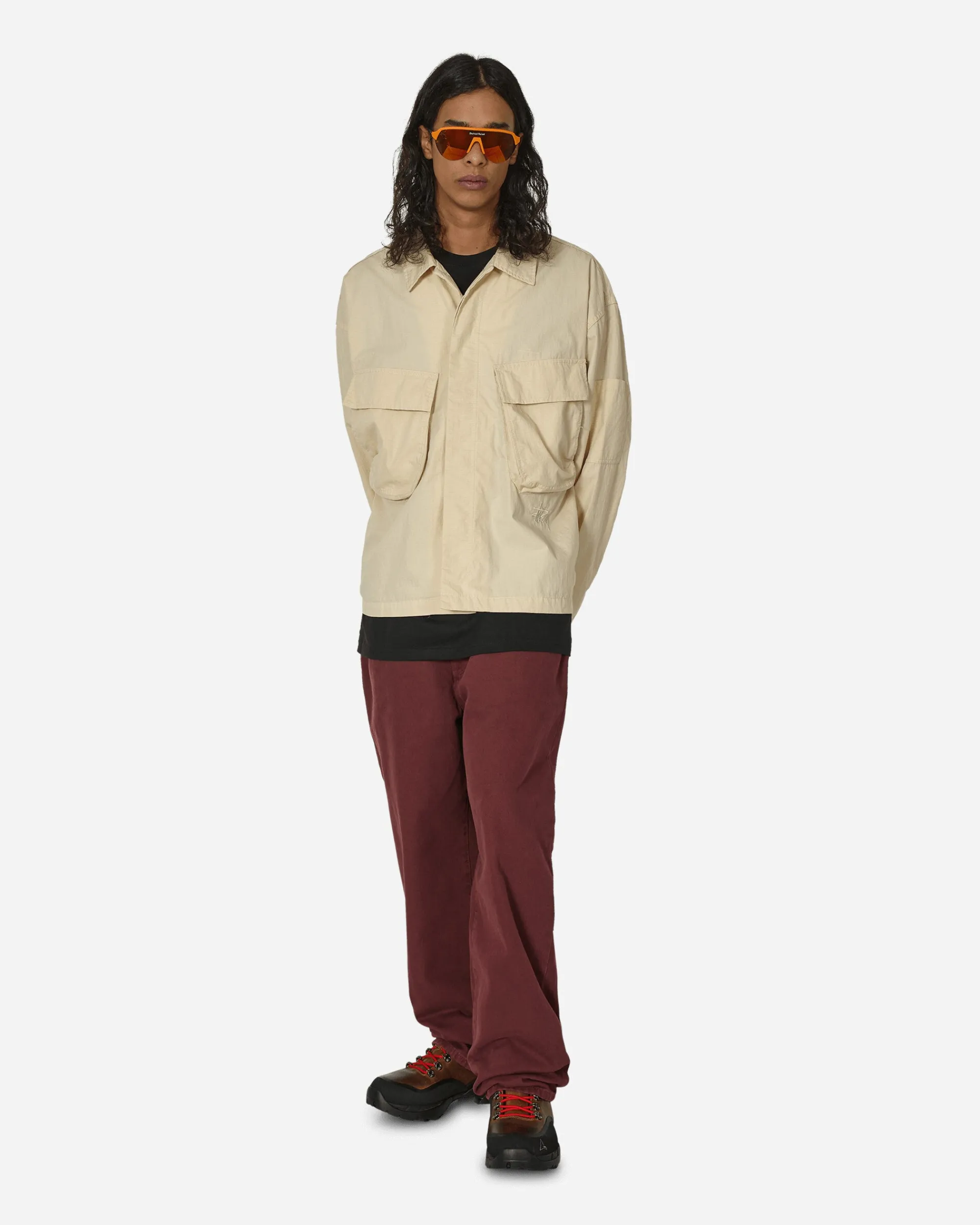 Stüssy Pants^Double Big Ol' Washed Canvas Jeans Wine