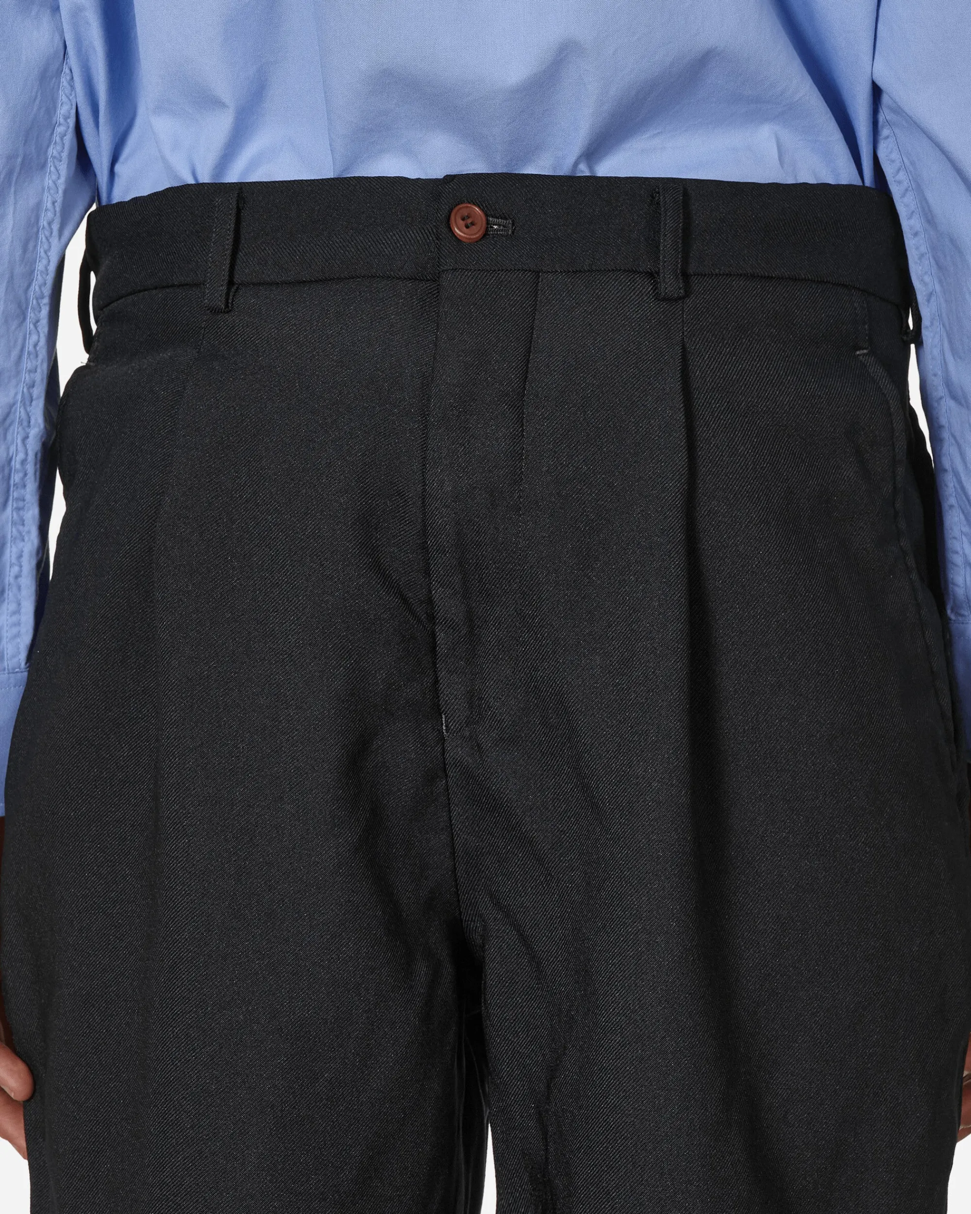 Comme Des Garçons Homme Plus Pants^Double Front Trousers Black