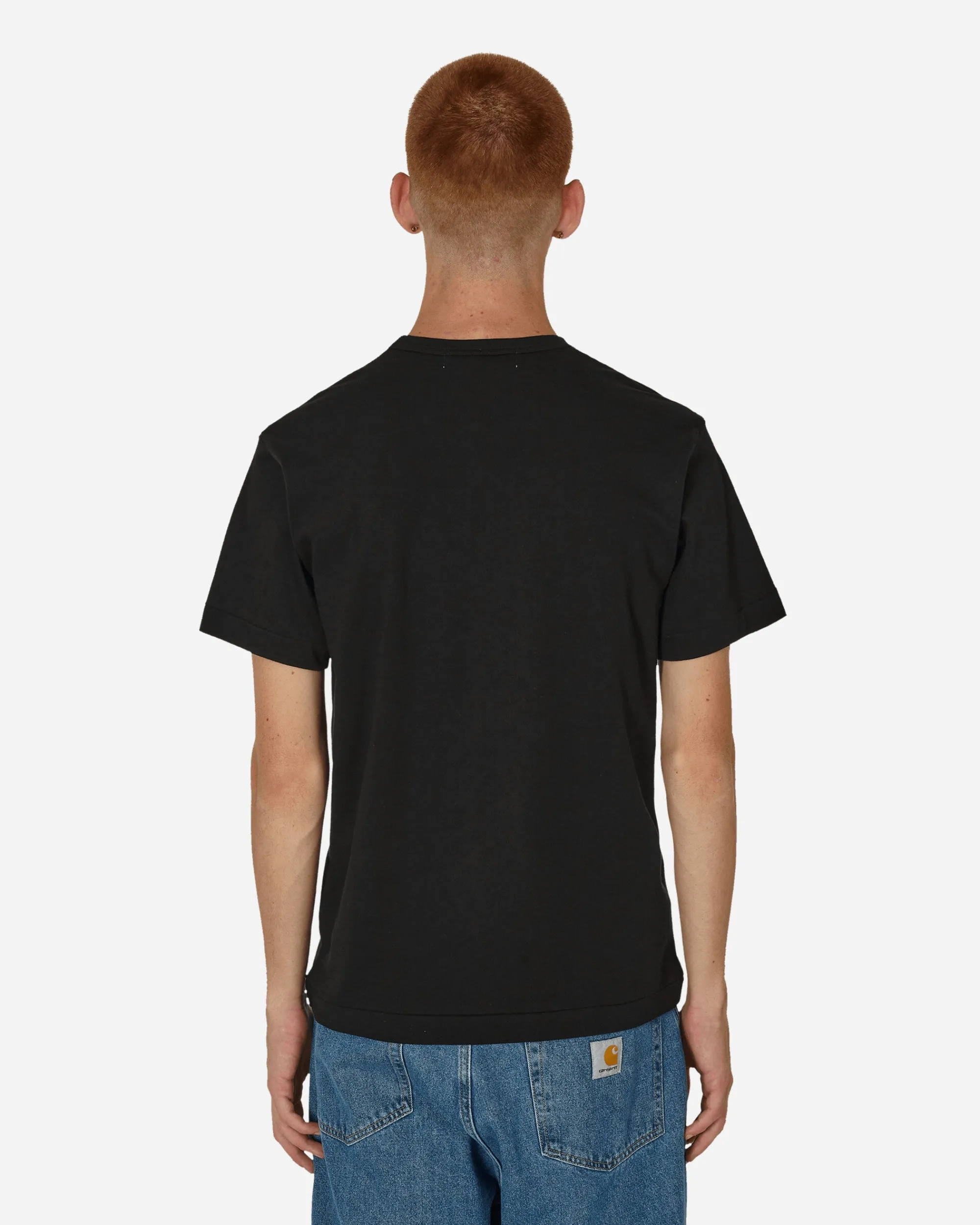 Comme Des Garçons Play T-Shirts^Double Heart T-Shirt Black