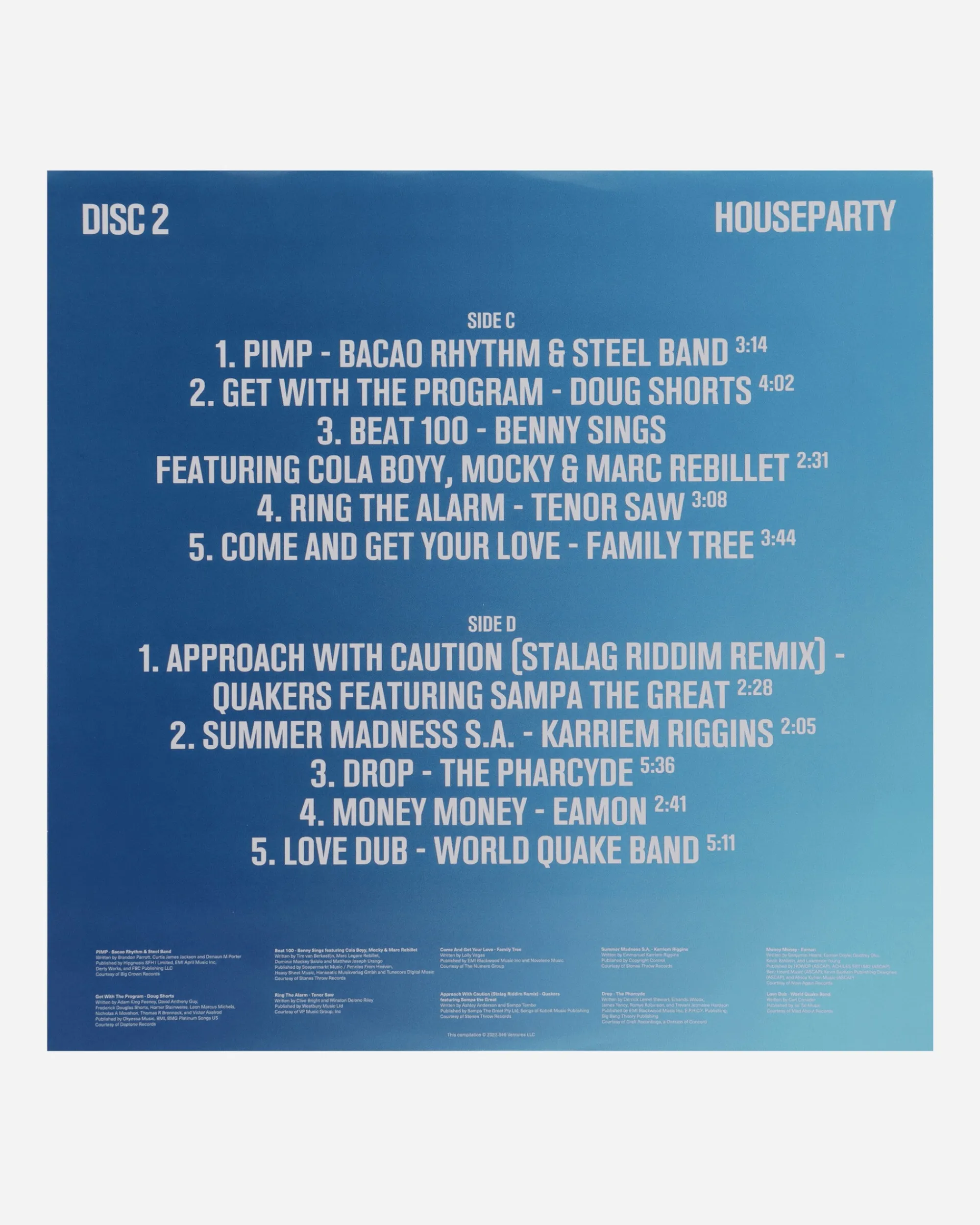 Houseplant Music^Double LP Party Vinyl