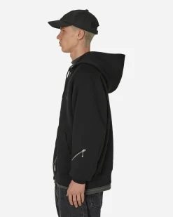 Undercover Sweatshirts^Double Zip Up Hoodie Black