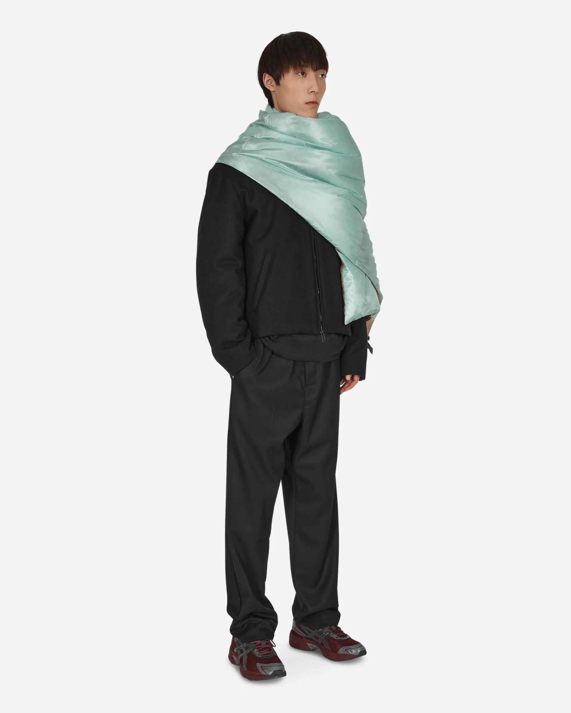Undercover Gloves And Scarves|Gloves And Scarves^Down Scarf Mint