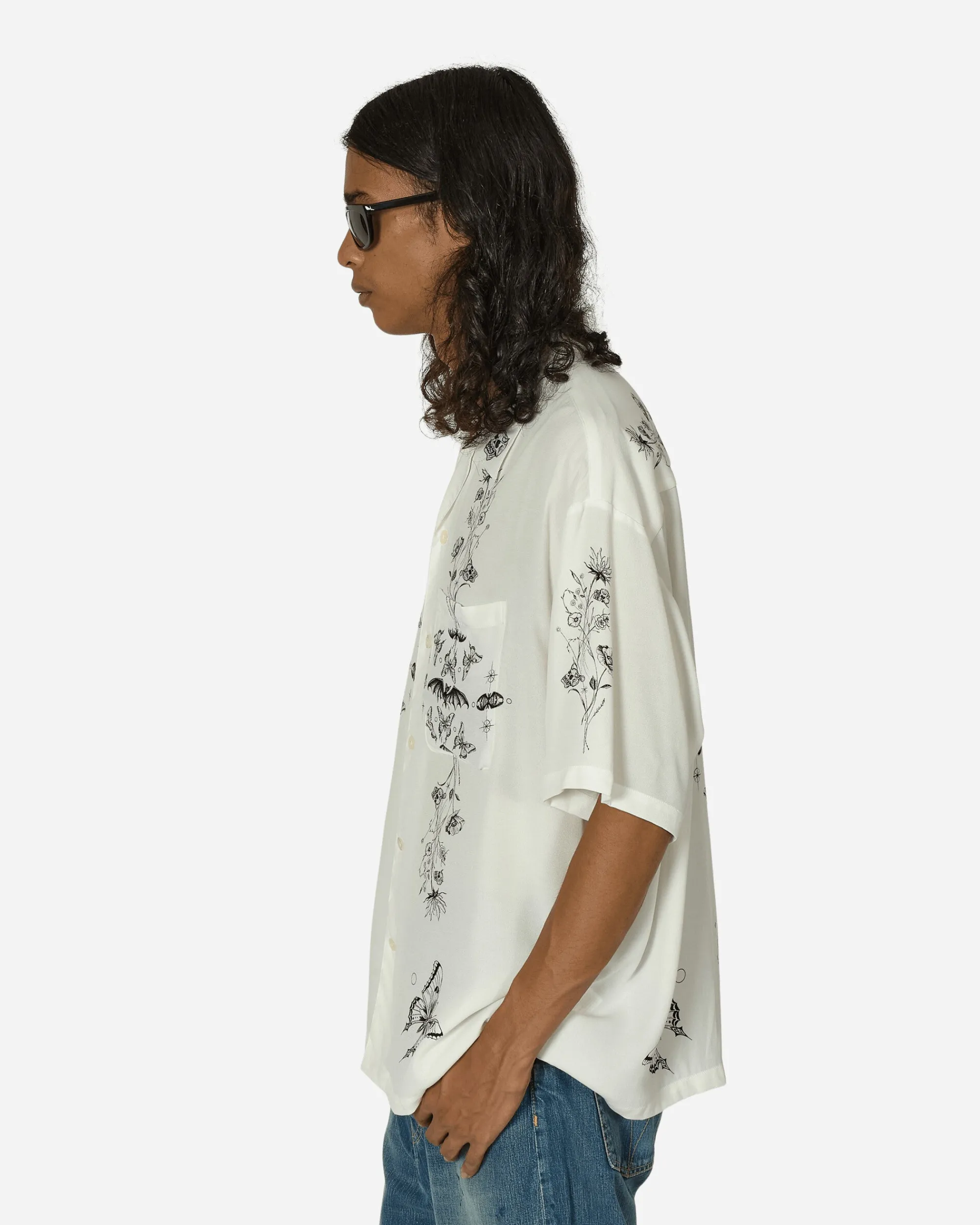 Neighborhood Shirts^Dr. Woo Hawaiian Shirt White