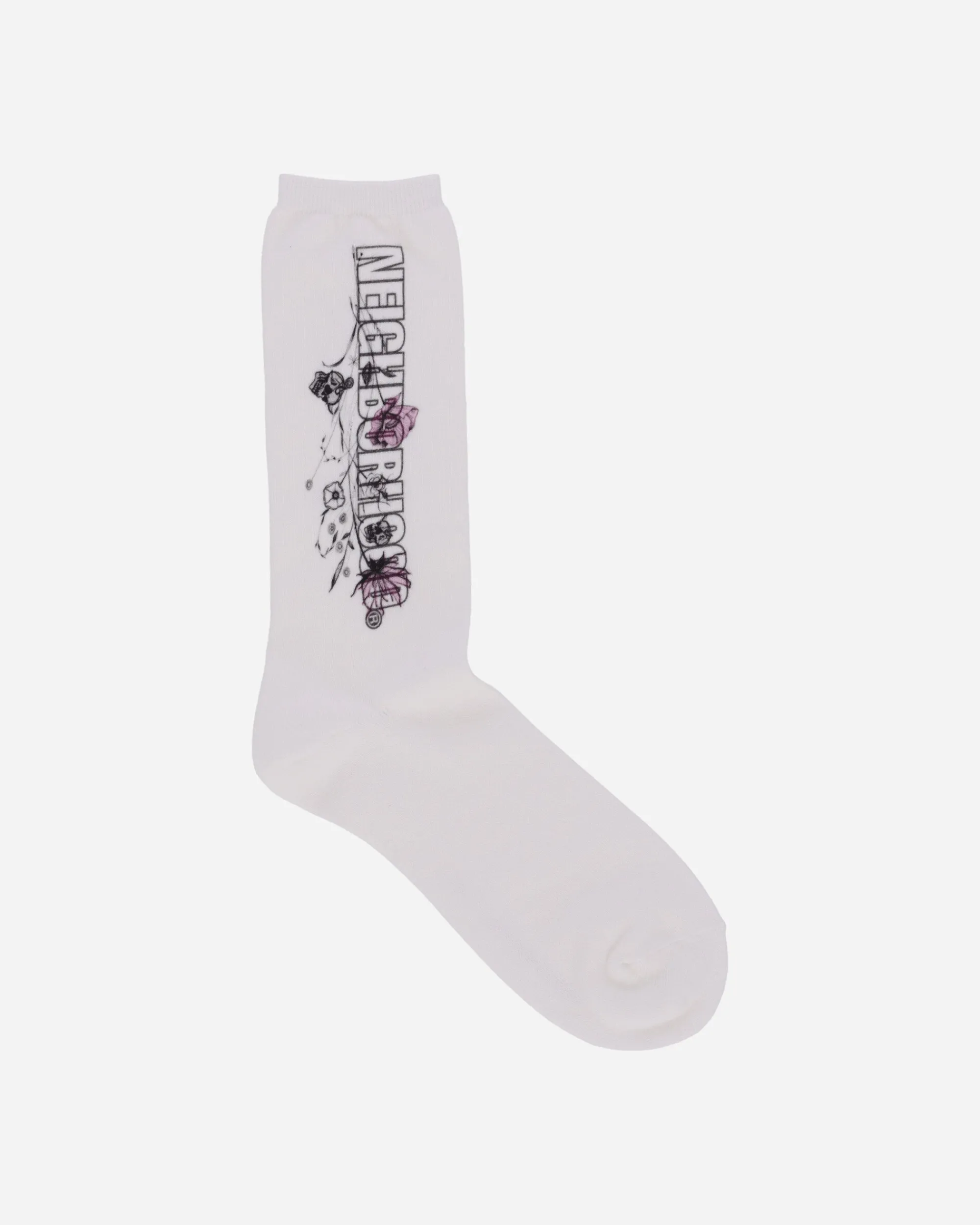 Neighborhood Underwear^Dr. Woo Socks White