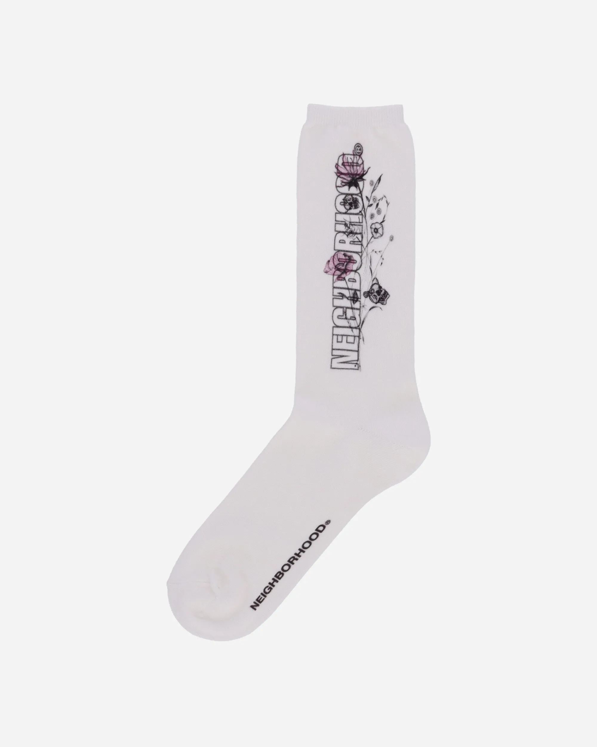 Neighborhood Underwear^Dr. Woo Socks White