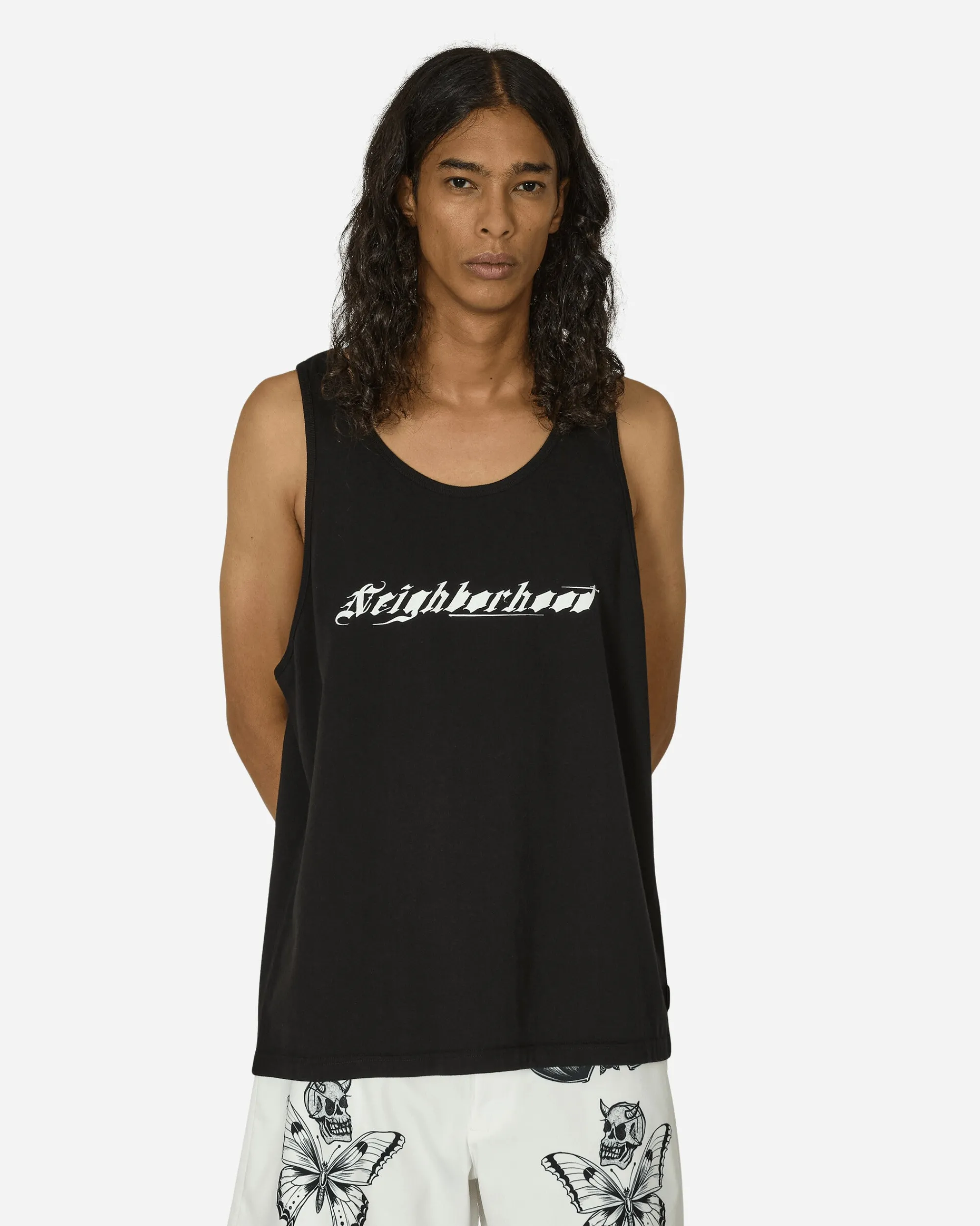 Neighborhood T-Shirts^Dr. Woo Tank Top Black