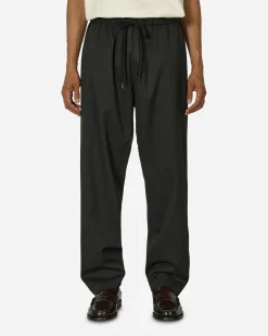 MM6 Maison Margiela Pants^Drawstring Tailored Trousers Black