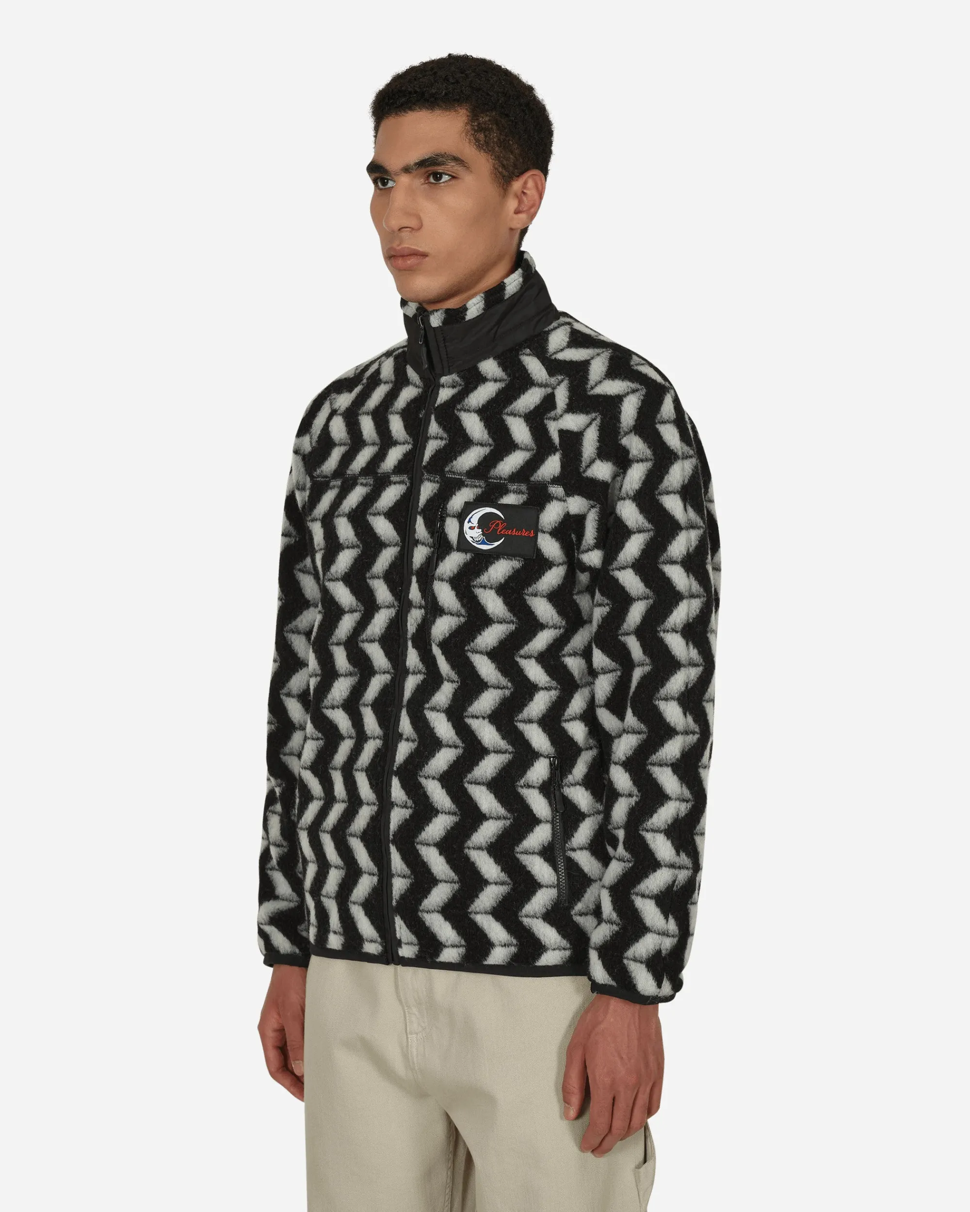 Pleasures Sweatshirts^Drifter Fuzzy Jacket Black