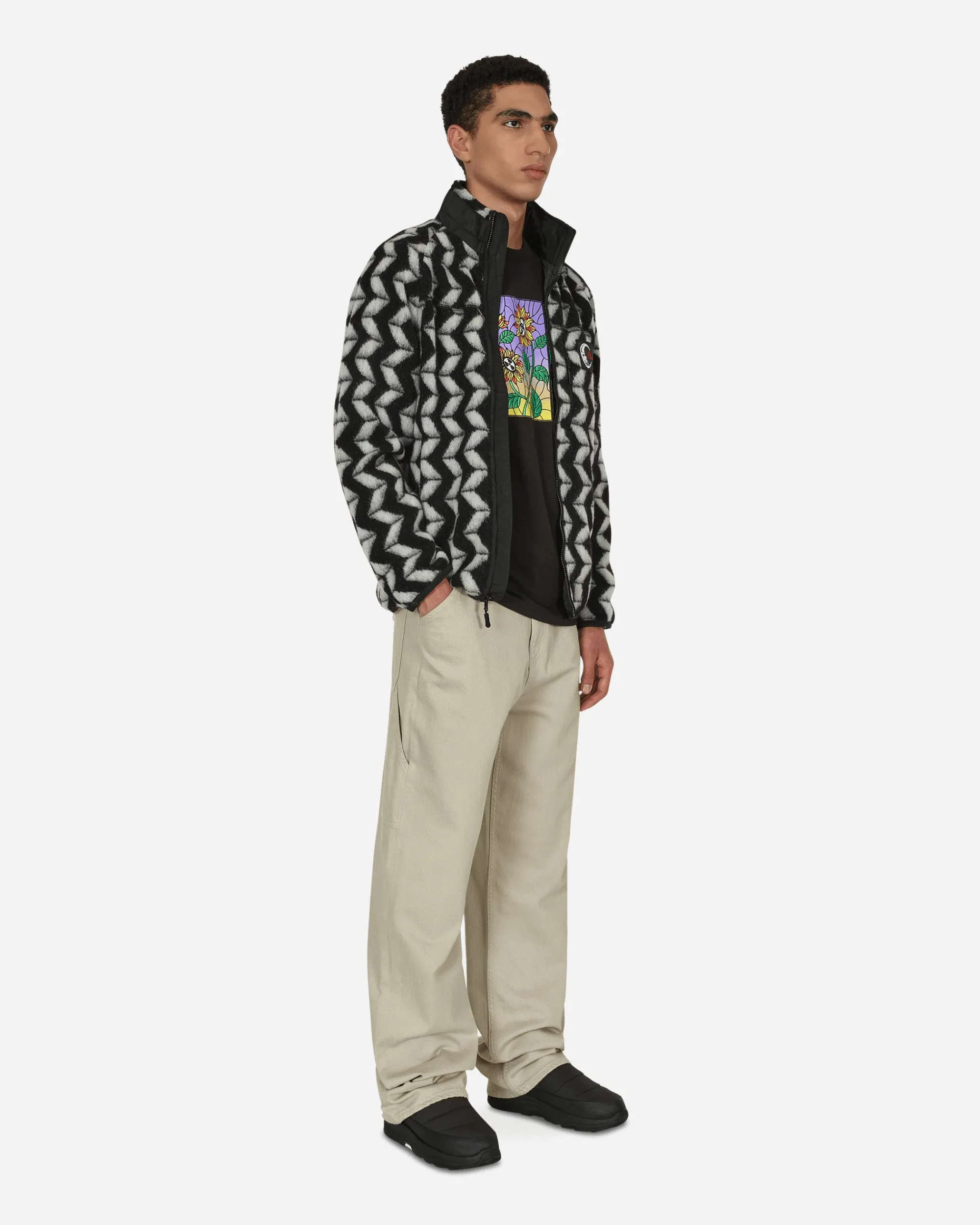 Pleasures Sweatshirts^Drifter Fuzzy Jacket Black