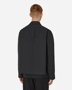 Song for the Mute Coats And Jackets^Dry Cotton Box Jacket Black