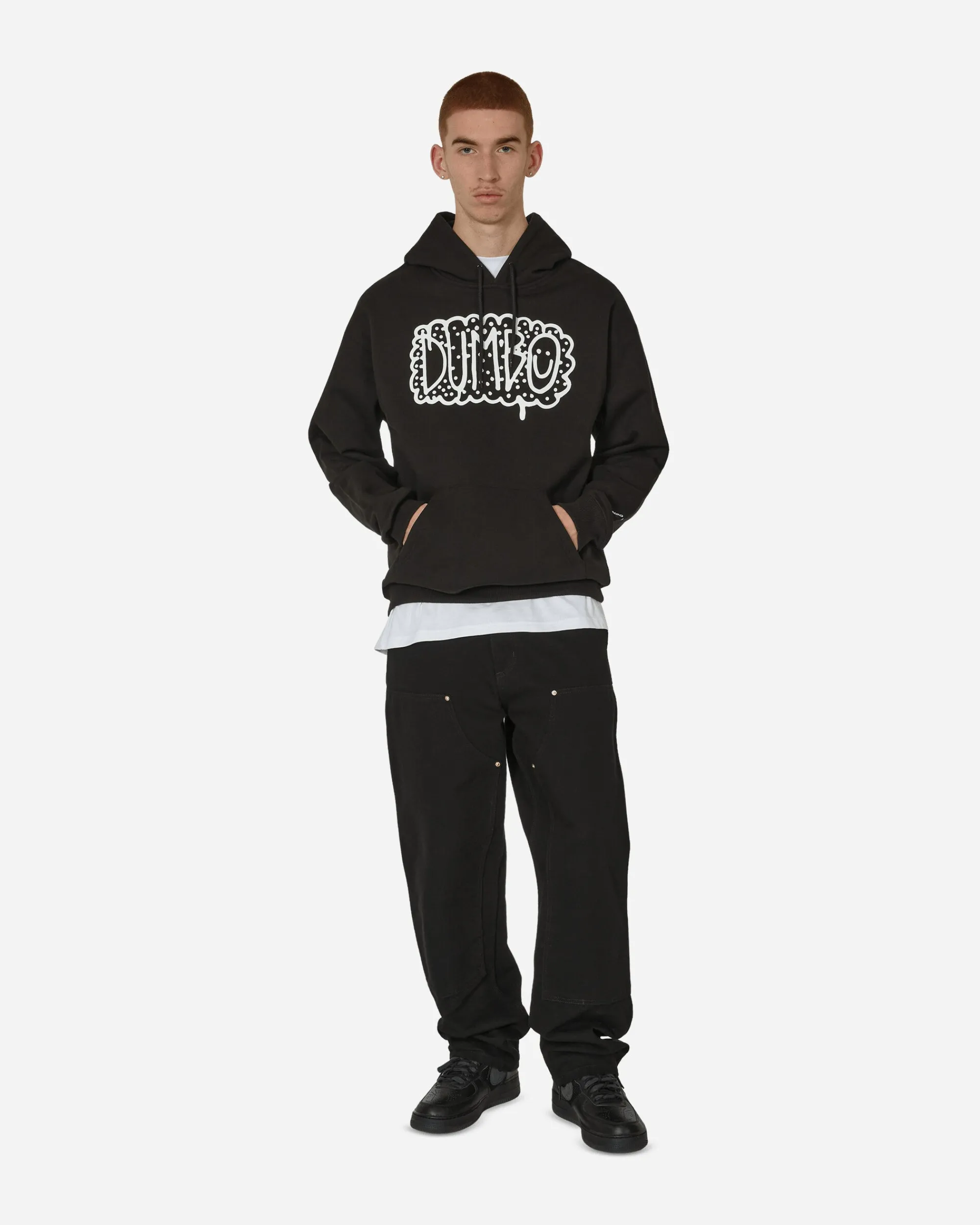 Iuter Sweatshirts^DUMBO Milano Imperfecta Hooded Sweatshirts Black