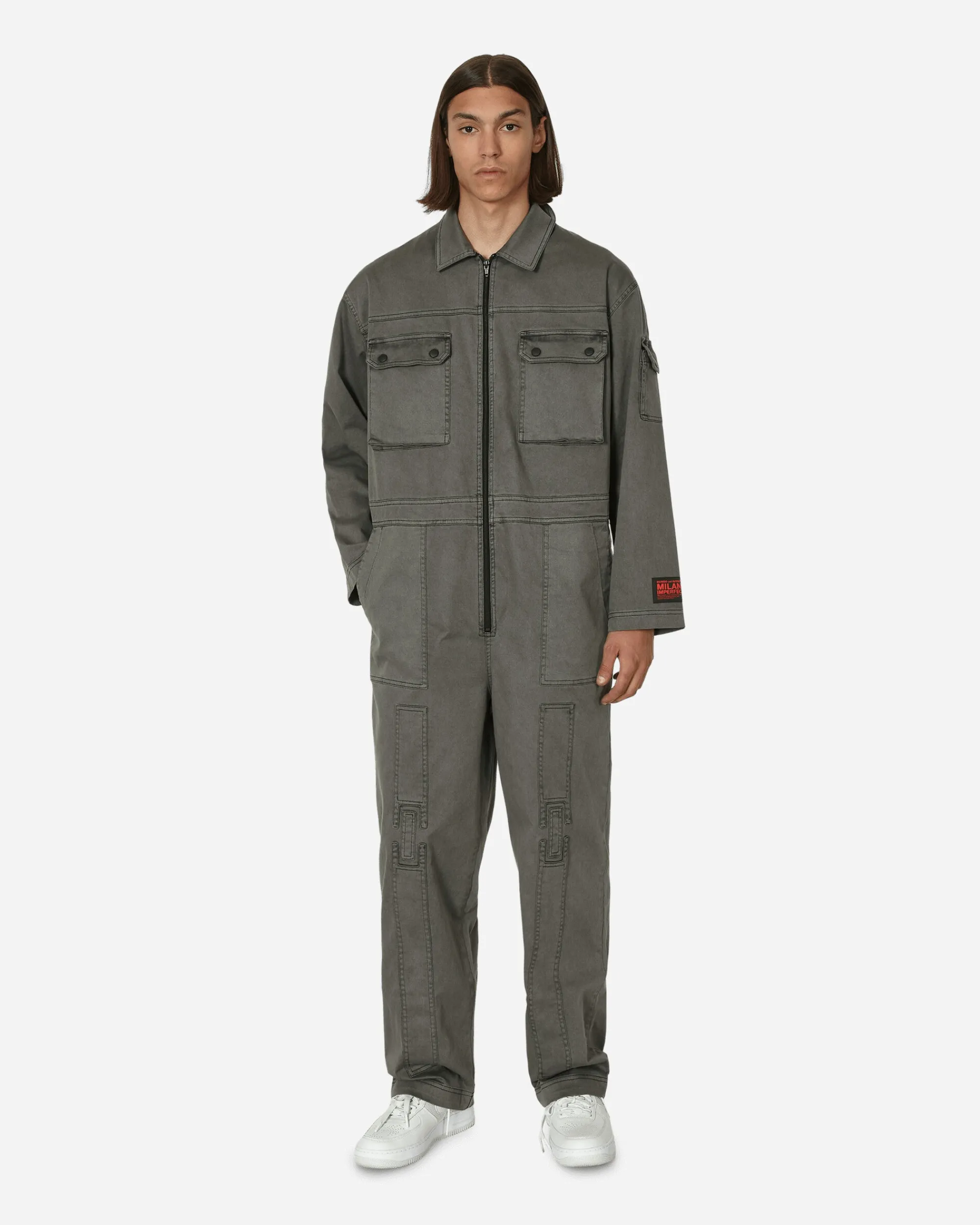 Iuter Pants^DUMBO Milano Imperfecta Jumpsuit Dark Grey