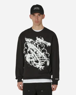 Iuter Sweatshirts^DUMBO Milano Imperfecta The Day After Crewneck Sweatshirt Black