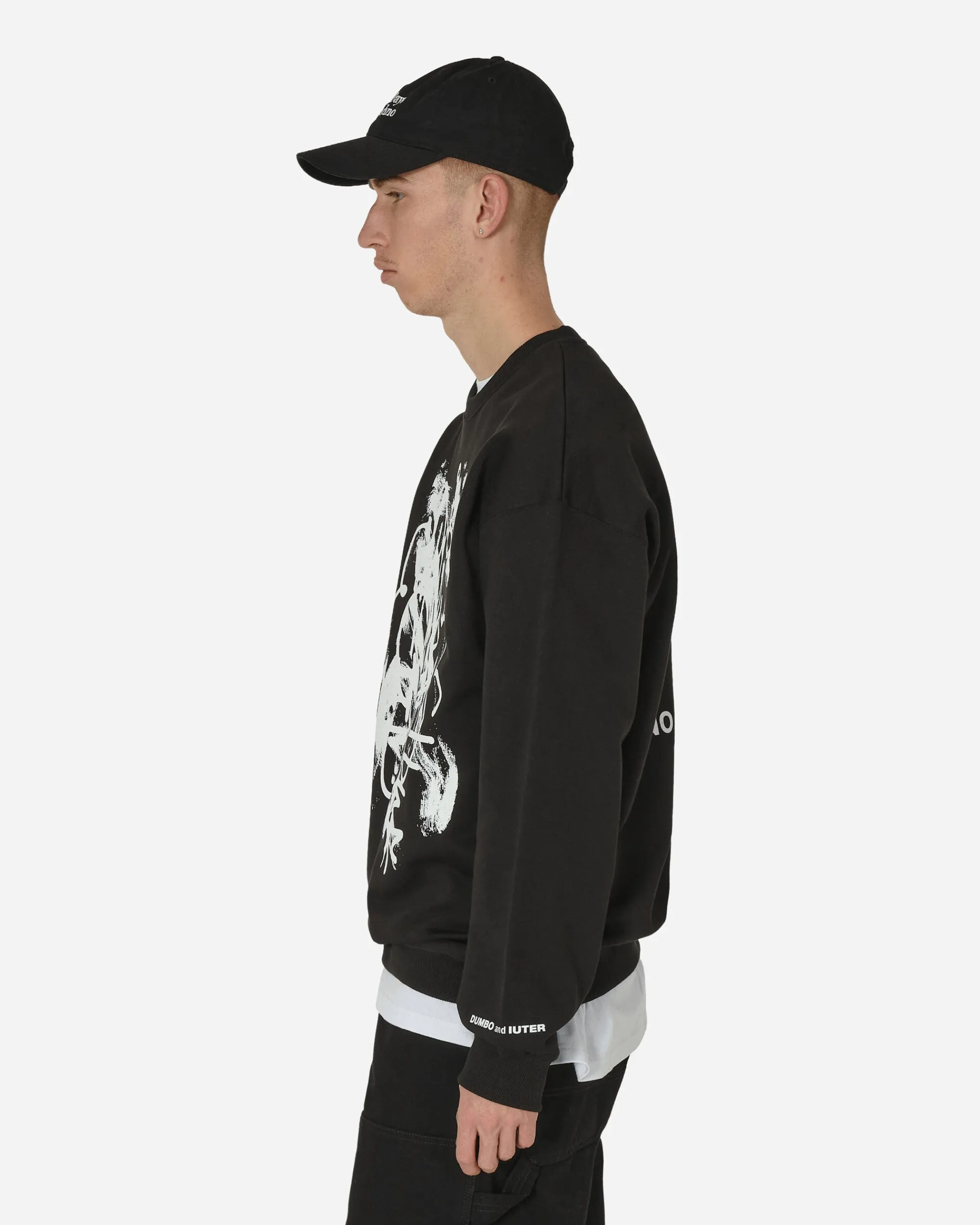 Iuter Sweatshirts^DUMBO Milano Imperfecta The Day After Crewneck Sweatshirt Black
