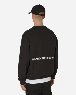 Iuter Sweatshirts^DUMBO Milano Imperfecta The Day After Crewneck Sweatshirt Black
