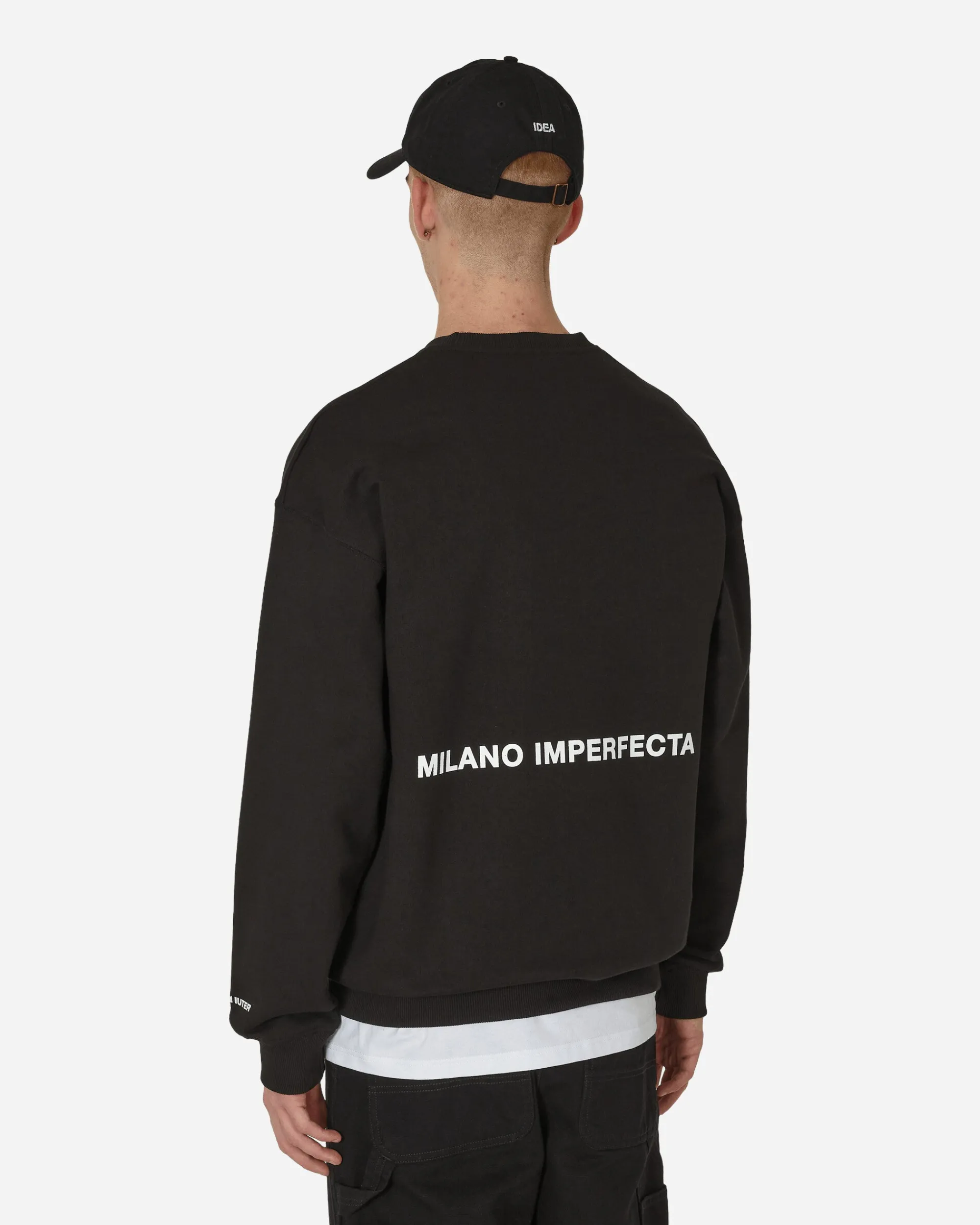 Iuter Sweatshirts^DUMBO Milano Imperfecta The Day After Crewneck Sweatshirt Black