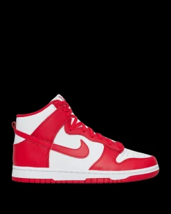 Nike Sneakers·High|Sneakers^Dunk High Retro Sneakers White / University Red