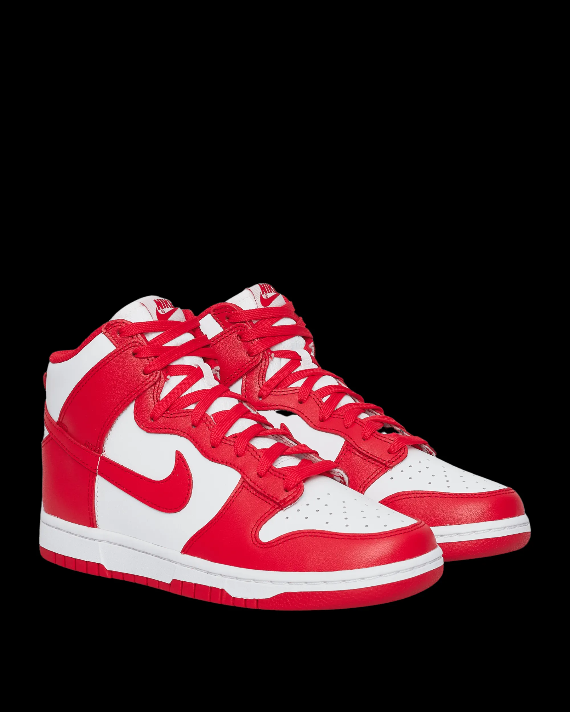 Nike Sneakers·High|Sneakers^Dunk High Retro Sneakers White / University Red