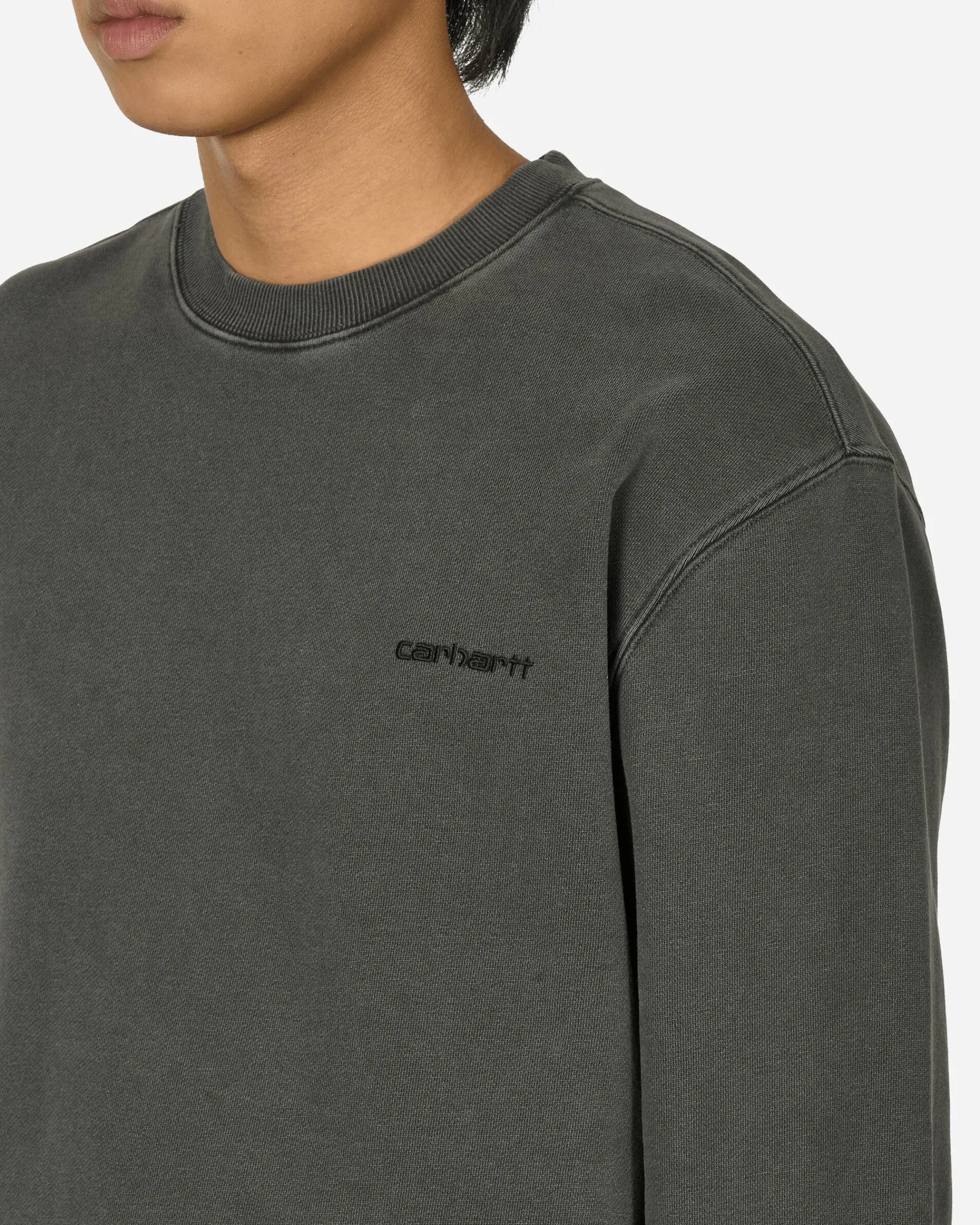Carhartt WIP Sweatshirts^Duster Script Crewneck Sweatshirt Black