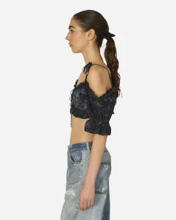 Guess USA T-Shirts^Dyed Sangallo Top Washed Out Black