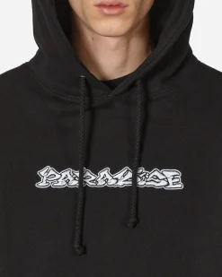 Paradis3 Sweatshirts^Dystopia Embroidered Hoodie Black