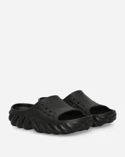Crocs Sandals And Slides|Sandals And Slides^Echo Slides Black