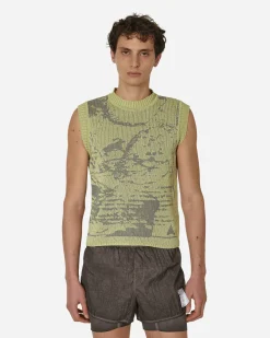 ROA Knitwear^Elk Vest Apple Green