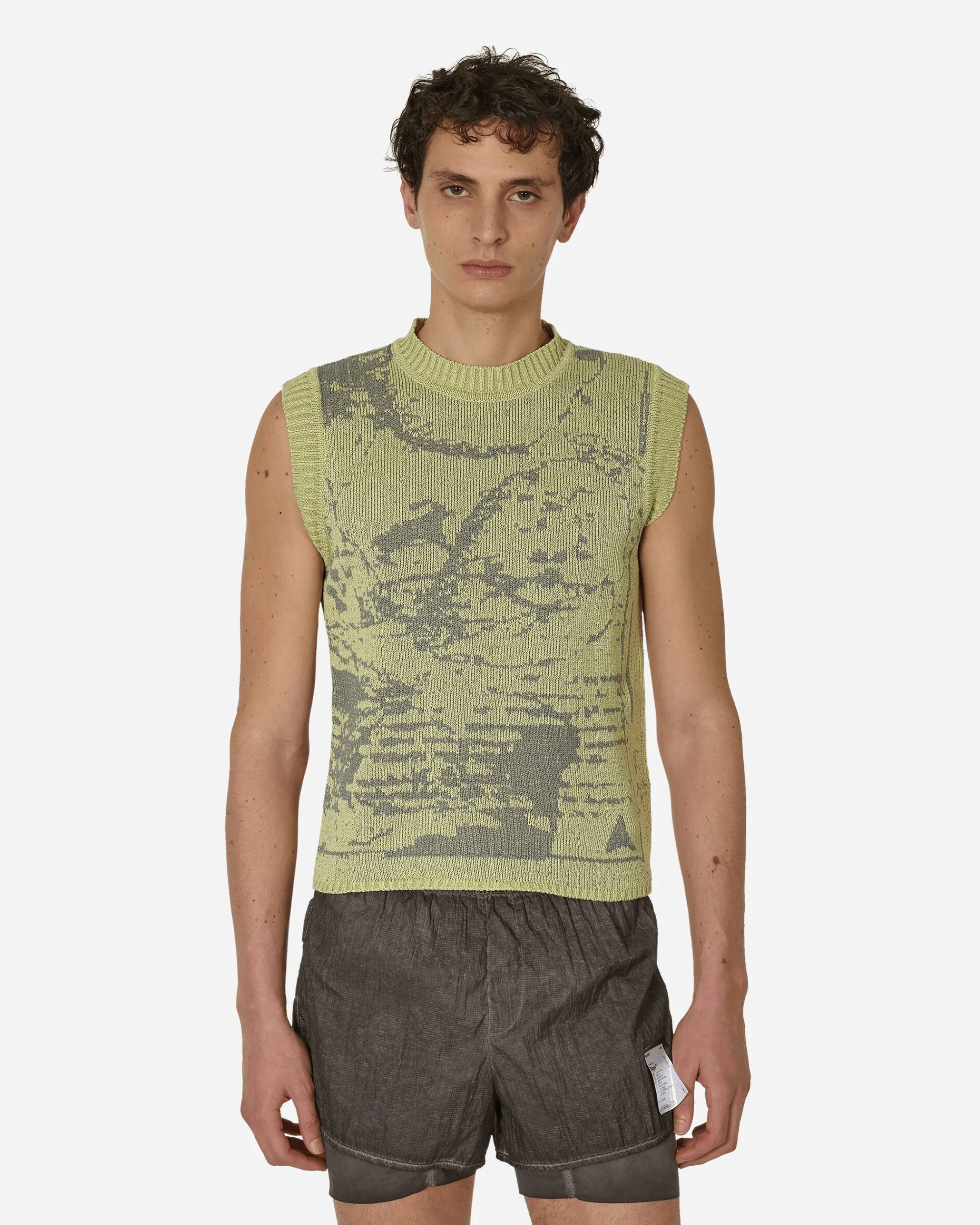 ROA Knitwear^Elk Vest Apple Green