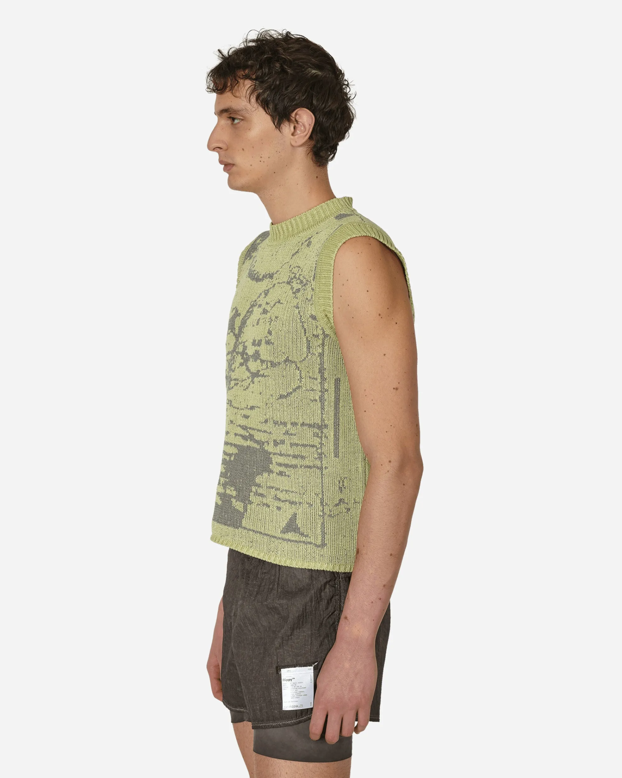 ROA Knitwear^Elk Vest Apple Green